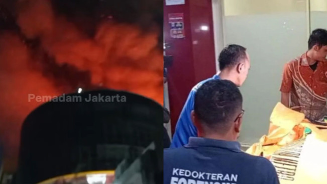RS Polri Terima 7 Kantong Jenazah Korban Kebakaran Glodok Plaza, Kondisinya Memilukan